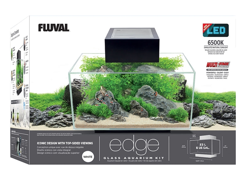 Fluval Edge Aquarium White for Sale Canada | Modern Designer Fish Tank