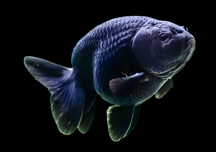 Black Ranchu Goldfish (Carassius auratus) for Sale Canada | Premium Fancy Goldfish