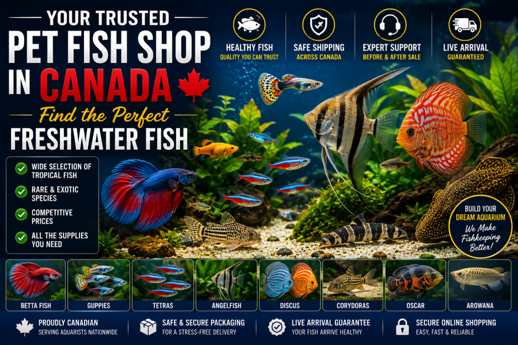 Your Trusted Pet Fish Shop in Canada – Find the Perfect Freshwater Fish