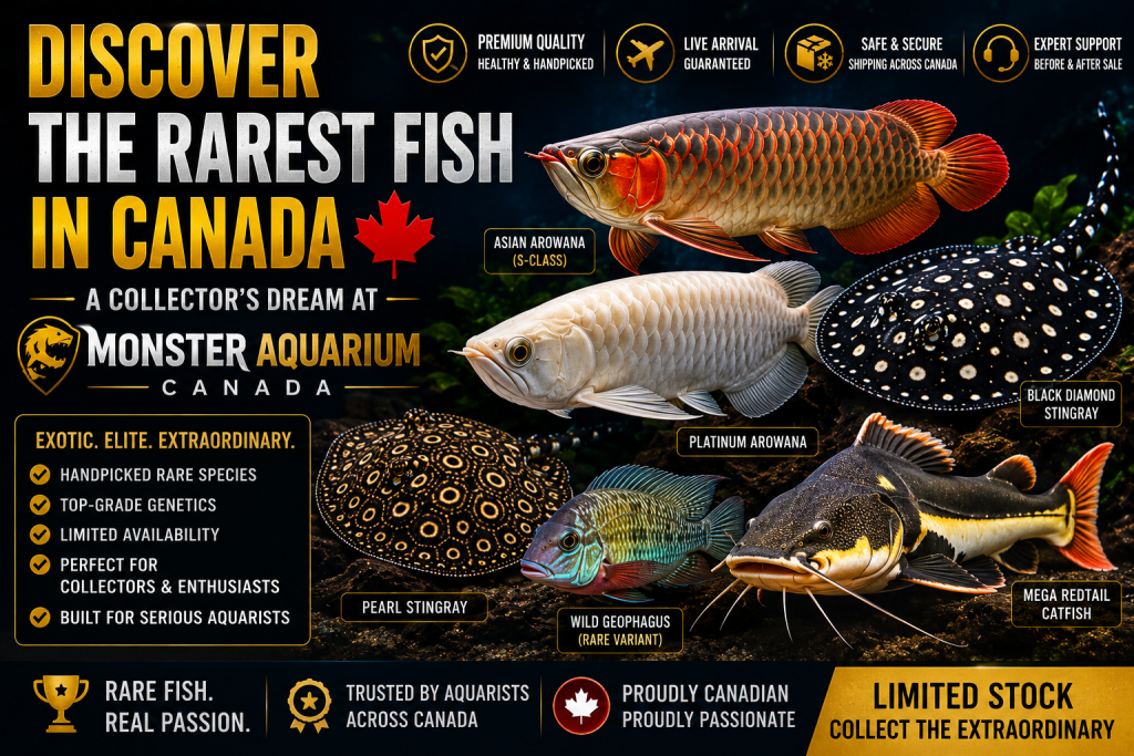 Discover the Rarest Fish in Canada: A Collector’s Dream at Monster Aquarium Canada