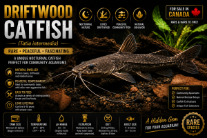 DRIFTWOOD CATFISH (Tatia intermedia) for Sale in Canada