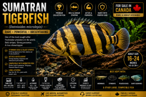 SUMATRAN TIGERFISH (Datnioides microlepis) for Sale in Canada